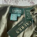 Ralph Lauren Olive Green Silk Skirt NWT Photo 5