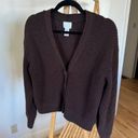 H&M  Brown Knit Cardigan sz S Photo 1