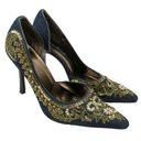 Anne Michelle Vintage Y2K  Sequin Beaded Heels Photo 0