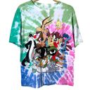 Looney Tunes Tye-Dye Graphic Tee Size Medium Photo 0