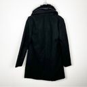 Revolve  By the Way Black Faux Fur Collar Coat Size Medium Photo 4