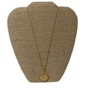 Madewell  Gold Tone Circle Round Charm Pendant Necklace Photo 0