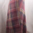 American Vintage Vintage LeVoys Pink Plaid High Waist Midi Skirt Photo 5