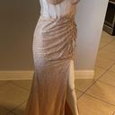 Cinderella Divine Women’s formal sparkly dress size 4
Brand is 
Rose gold color Photo 11