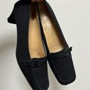 Salvatore Ferragamo  Black Block Heels Square Toe size 8 Photo 9