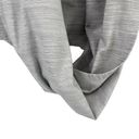 Zyia  Active Haze Yoga Wrap Shawl Hooded Shirt Top Size Small Heather Gray Photo 1