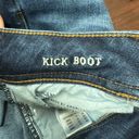 American Eagle Kick Boot Dark Wash Super Stretch Denim Jeans Size 10 Short Photo 6