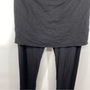 Splendid  Black Foldover Skirt Leggings Tennis Skirt Combo Size Small Photo 2