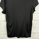 Alo Yoga  Cryc Womens XL Cool Fit Short Sleeve Crewneck Shirt Black Workout Photo 5