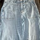 American Eagle Dreamy Drape Stretch Super High-Waisted Baggy Wide-Leg Jean in Easy Breezy Blue Photo 7