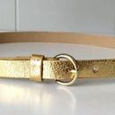 Target Gold Shiny Skinny Belt Size XS/S Women’s  Photo 0