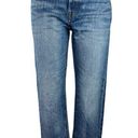 Tory Burch  Blue Medium Wash High Rise Faded Denim Straight Leg Jeans Size 24 Photo 0