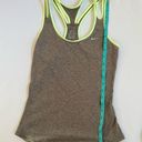 Nike  Dri-fit womens gray and green tank top Photo 1