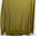 Coldwater Creek  Olive Green Women's Pullover Knit Sweater Size Medium Cowl Neck Photo 7