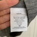 Vince  Gray Cotton Blend Button Down Shift Dress Size Medium Photo 4