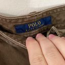 Polo  Ralph Lauren burnished brown slim cargo zippered pants size 8 Photo 8