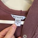 Athleta  Coaster Luxe Waffle Knit Hoodie 3XL Plus‎ Tawny Rose Sweatshirt Women’s Photo 1