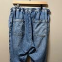 Pilcro  Cottage Utility Jeans Mid Wash Blue Denim Size Large Photo 4