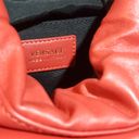 Versace  Crossbody Bucket Mini Purse Red Lambskin Leather Medusa Head Medallion Photo 8