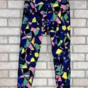 Sweaty Betty  Power 7/8 Length Multi Color Geo Print Leggings Size 6 Photo 1