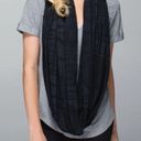 Lululemon  Athletica Savasana Black pop block burnout Scarf Photo 1