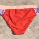 The Bikini Lab Pink and Orange Colorblock  Swim Bottoms Photo 11