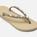 Havaianas Coravana x  Pearl Combo Flip Flops in Sand Size 9 / 10  *39/40* Photo 0