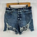 Good American  High-Rise Denim Shorts Photo 0