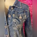 Vintage Y2K western bling Jen‎ jacket size medium Blue Photo 2