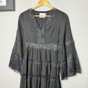 Tuckernuck  Hyacinth House Dress Lace Black Lydia Boho Maxi Dress Sz XXS Photo 2