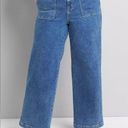 Lane Bryant  Denim Jeans Women’s Sz 24 Wide Leg Medium Wash Midrise Photo 0