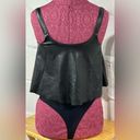 Commando  Faux Leather Flowy Bodysuit Photo 4