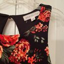 Socialite  black graphic roses mini dress Photo 1