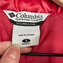 Columbia  Down Feather Puffer Jacket Winter Insulated Red Womens Size Small Photo 3