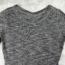 Lululemon 5 Mile Long Sleeve Heathered Black Top Women's Size 4 (?) Photo 4