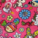 Tokidoki  Dolls Kill Mock Neck Sleeveless Pink Skater Dress Mini Medium Photo 3