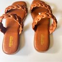 Cushionare Cushionaire Women's Double Braided Cognac Brown  Strap Low Heel  Sandals Sz 8 Photo 8