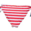 California Waves  Red/White Striped Bikini Bottoms - Large Photo 4