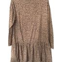 Lush Clothing Lush long sleeve leopard animal print drop waist dress size large Photo 7