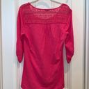 cupio  Pink Crochet Blouse Photo 1