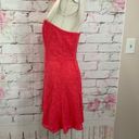 Lilly Pulitzer  Women's Strapless Vicki Island Lace Dress In Coral Size 8 Photo 8