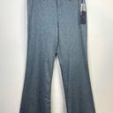 NYDJ  Claire Blue Cotton Linen Stretch Slimming Wide Leg Trousers Pants 10 New Photo 1