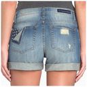 Rock & Republic Bumpershoot Studded Denim Shorts, sz. 4 Photo 1