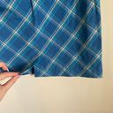 Talbots Y2K Blue Plaid Skirt  Photo 2