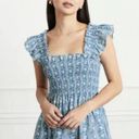 Hill House  Elizabeth Nap Dress ~ Trailing Vine Blue Medium NWT Photo 1