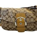 Coach  Brown Signature C Soho Shoulder Bag D1067-F15668 VTG Handbag Med Purse Photo 0