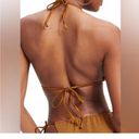 Good American NWT  Swim Always Fits‎ Tiny Ties matching set bronze 5/6 Photo 1