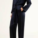 Michelle Mason  The Front Kimono Silk Jumpsuit Photo 1