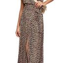 Free People Black Wrap Maxi Dress With Print Photo 0