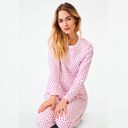 Roller Rabbit Pink Hearts Pajama Long Sleeve Top Photo 0